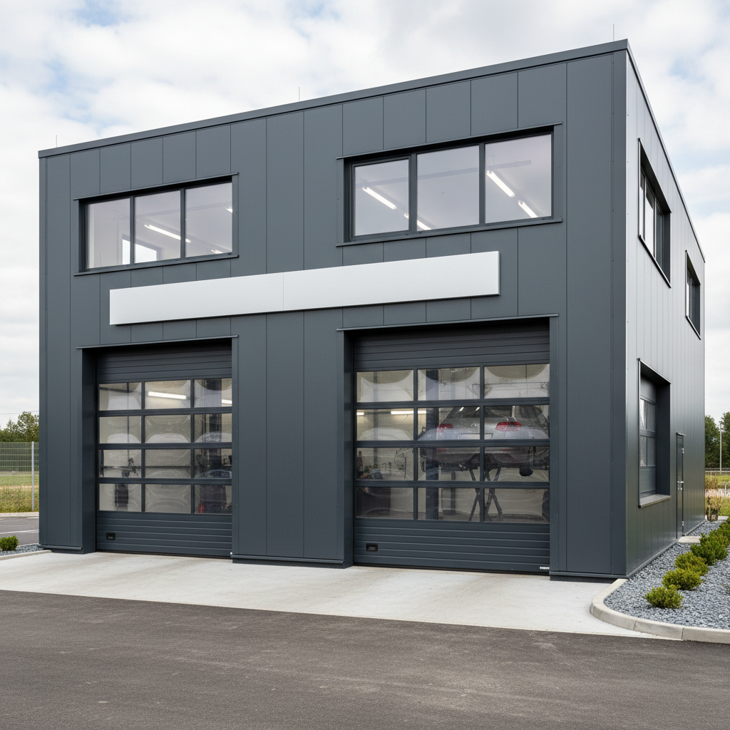 Сборное СТО из сэндвич-панелей под ключ — PreBuild