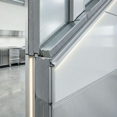 Утеплённый гараж из сэндвич-панелей — PreBuild