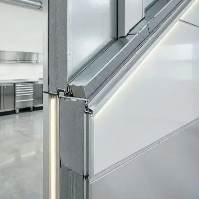 Утепленный гараж из сэндвич-панелей