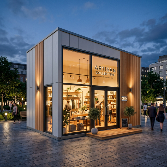 Сколько стоит построить магазин из сэндвич-панелей