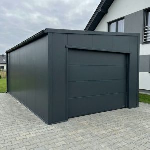 Гараж із сендвіч-панелей «Стандарт» 4×6 м — збірний гараж від PreBuild