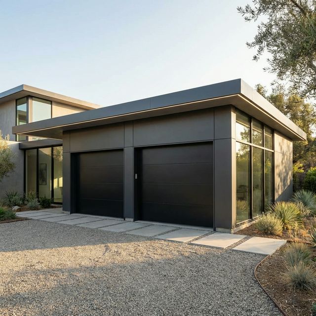 Збірний гараж із сендвіч-панелей — сучасна каркасна конструкція