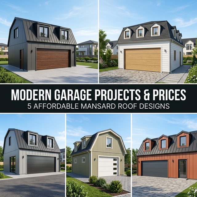 Гаражі з мансардою