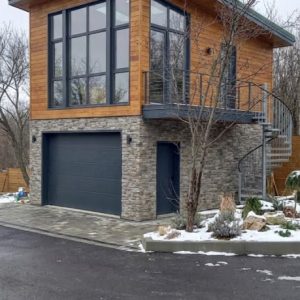 Готовий гараж з мансардою на каркасі ЛСТК — PreBuild