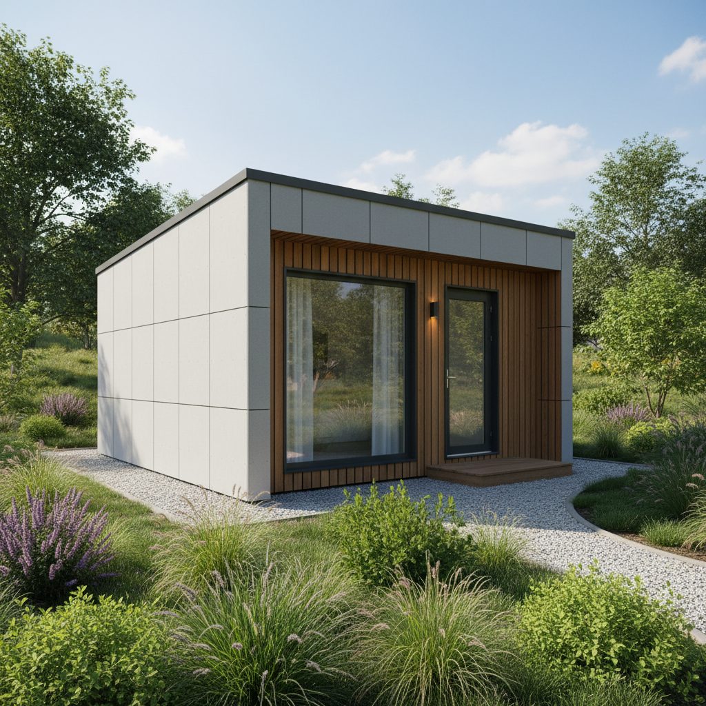 Модульный дом Compact 24 м² — фасад PreBuild