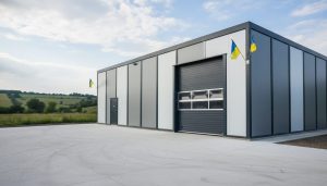 Модульний склад зі сендвіч-панелей для бізнесу — швидко під ключ